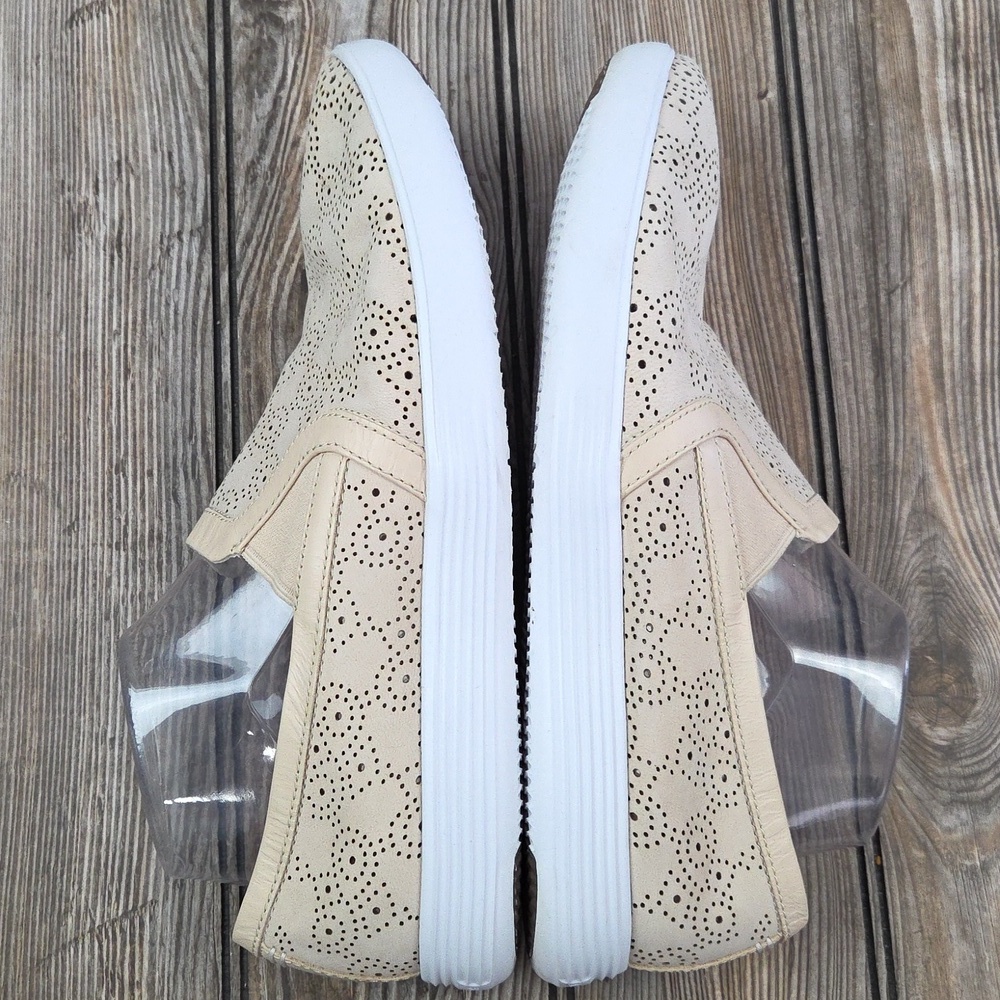 Cole Haan Grand Crosscourt Perforated Slip-On Sneakers Tan 10​ - Picture 6 of 12